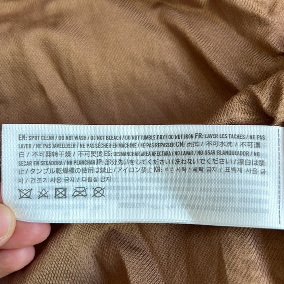 Abercrombie & Fitch Vegan Leather Moto Jacket - Picture 7 of 7